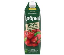Сок Добрый Яблоко-клубника
