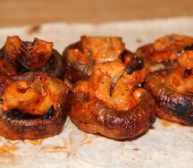 Грибы на углях