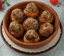 Шампиньоны с мясом