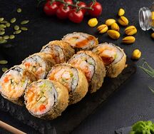 Темпура ролл с тигровыми креветками