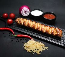 Кебаб из индейки с сыром