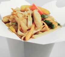 Курица с лапшой