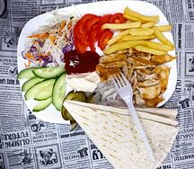 Шаурма открытая классическая