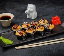 Инь-янь с тунцом запеченный