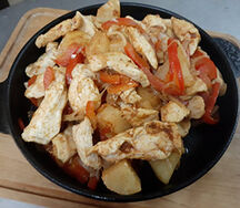 Мексиканский фахитос с курицей
