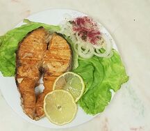 Сёмга на углях