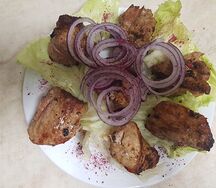 Шашлык из cвинoй шейки