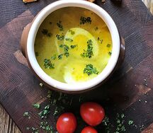 Куриный бульон с вермишелью