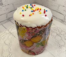 Кулич сметанный с изюмом