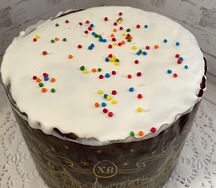 Кулич сметанный с изюмом