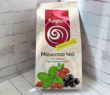 Чай черный байховый с шиповником, мятой и смородиной Мацеста чай