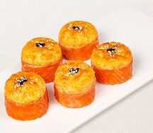 Ролл Лосось биг с тигровой креветкой