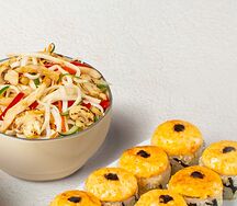Морское Комбо L Wok и Ролл