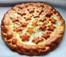 Пирог с яблоком и корицей