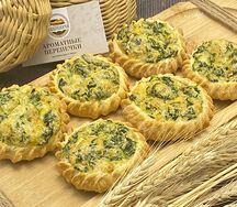 С сыром и шпинатом