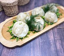 Манты с курицей