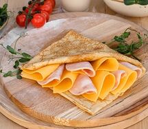 С ветчиной и сыром
