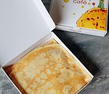 Блинчик с куриными бёдрышками, грибами