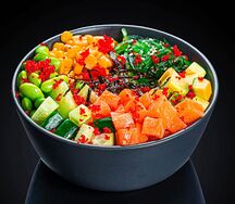 Поке с лососем