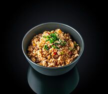 Рис терияки с морским коктейлем