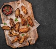 Куриные крылья на гриле