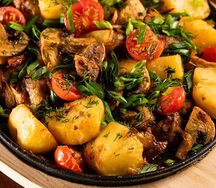 Сковородка со свининой 