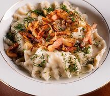 Вареники с картофелем и грибами