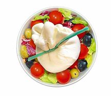 Салат Овощной с сыром буррата
