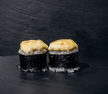 Запеченный ролл сырный mini