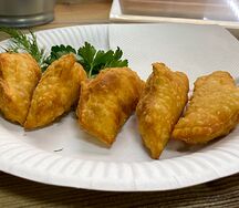 Мини-чебуреки говядина и свинина