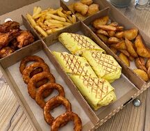 Комбо закусок и шаурма сырная