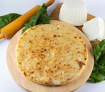Осетинский пирог со свекольными листьями и сыром