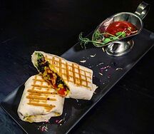 Буррито с соусом сырным vegan