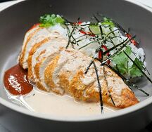Имбирный цыпленок с рисом