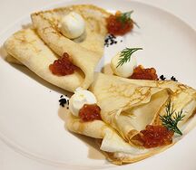 Блинчики с икрой