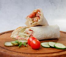 Шаурма Сырная с курицей L