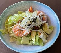 Салат с лангустинами