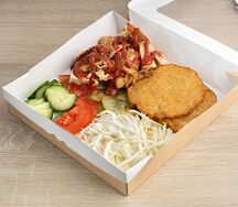 Ланч бокс с курицей и драниками