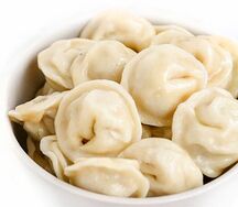 Пельмени с говядиной и свининой