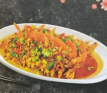 Креветки с чесноком