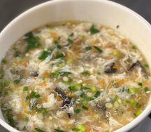 Густой суп из рубленой говядины