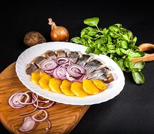 Селёдка с картофелем