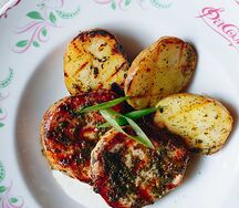 Свиная корейка с травами