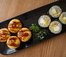 Запечённый ролл с креветкой 