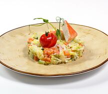 Оливье со снежным крабом