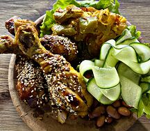 Куриные ножки с картошкой