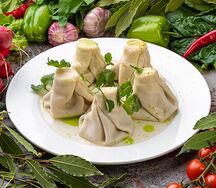 Хинкали с говядиной