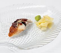 Речной угорь с кунжутом и с соусом унаги