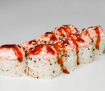 Запеченные с копченой курицей