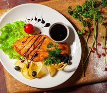 Стейк из семги